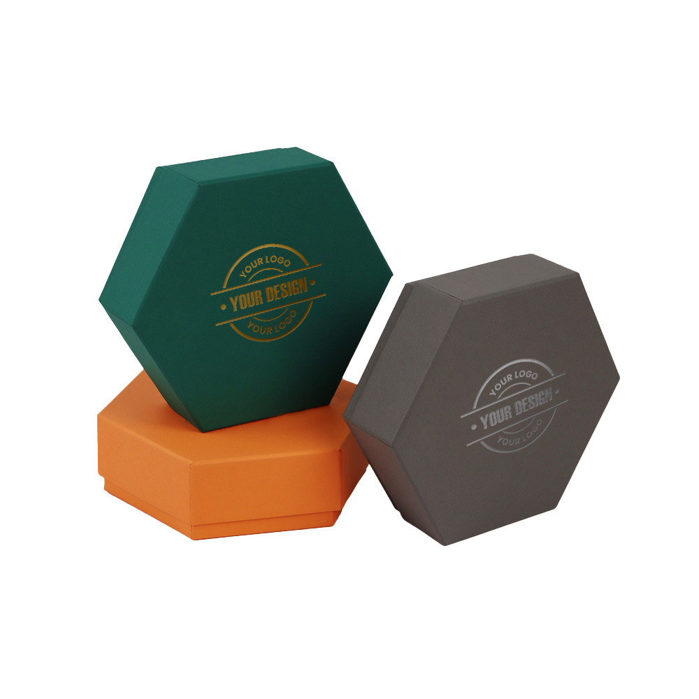 Scatola esagonale a stampa a caldo