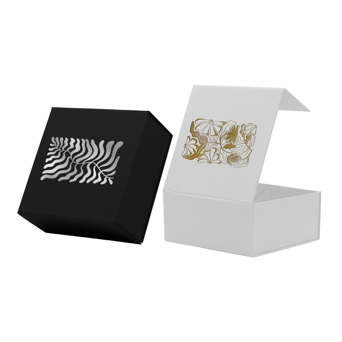 Scatole con calamita con stampa a caldo