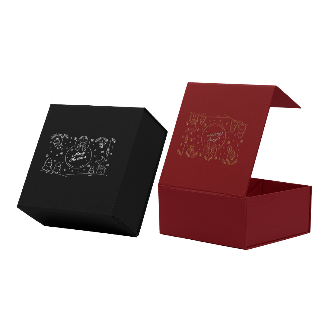 Scatole con calamita con stampa a caldo