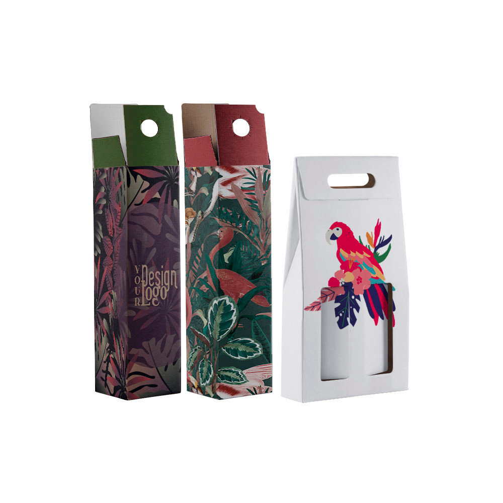 Scatole portabottiglie con stampa digitale
